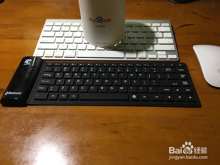 百度硅胶键盘开箱晒物