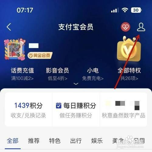 支付宝如何才能查看我的IP藏品