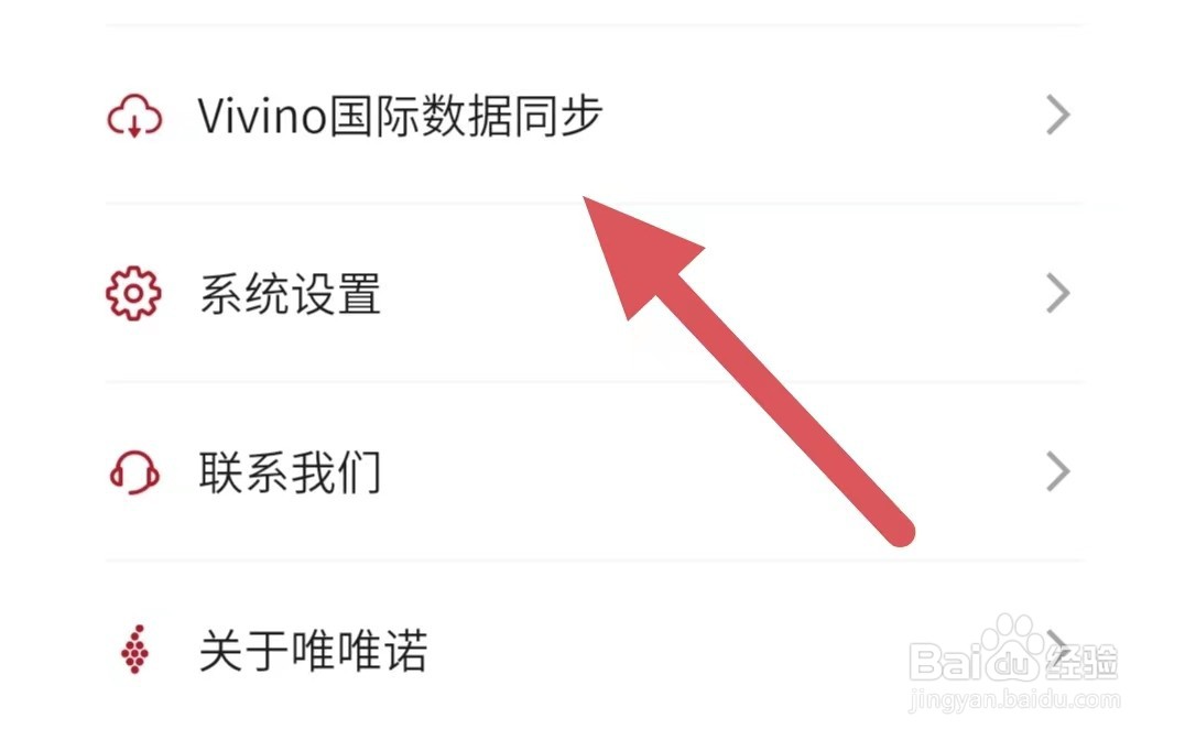 唯唯诺如何查看Vivino国际数据同步