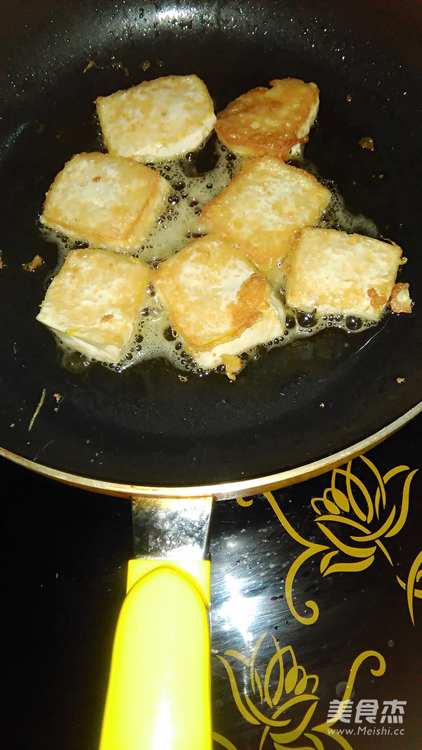炒素豆腐的做法