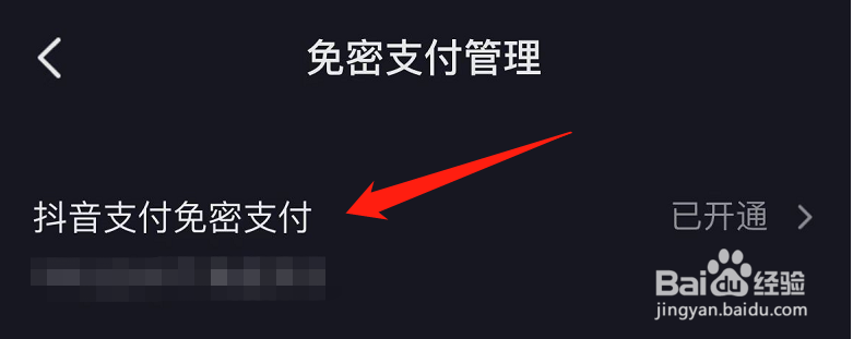 抖音怎么设置免密金额