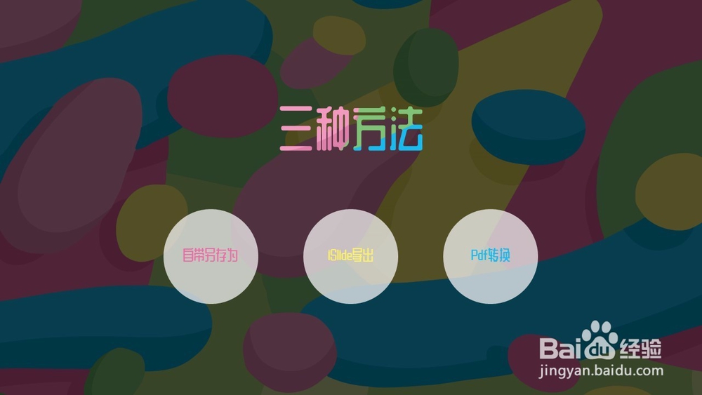 三种将PPT导出或另存为图片的方法及清晰度比拼