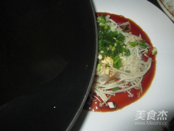 葱油金针菇的做法