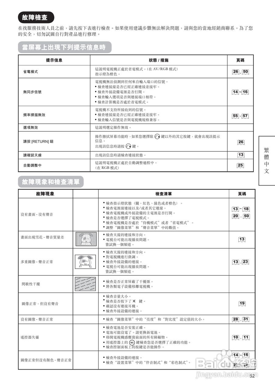 日立牌42PD9800TA型等离子电视机使用说明书:[6]
