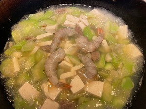 可口丝瓜汤的做法