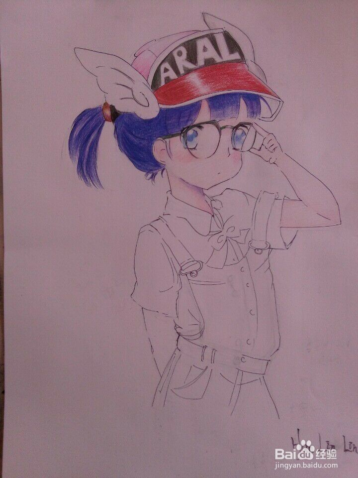 彩铅画之动漫人物