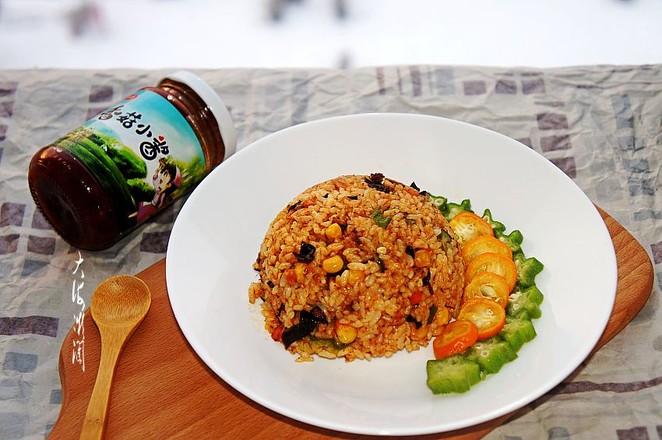 香菇小酱炒米饭