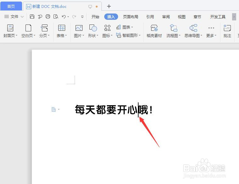 WPS文档如何插入颜文字