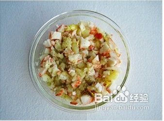 怎样做蟹棒奶酪焗薯茸