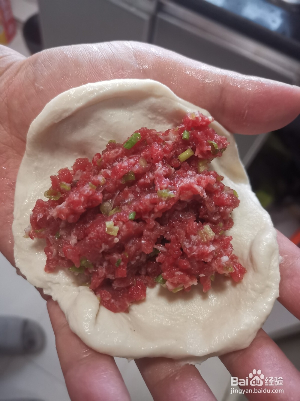 猪肉小葱馅饼