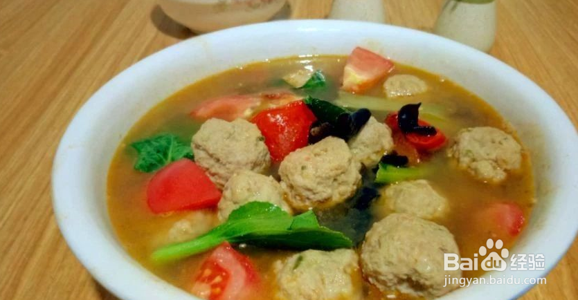 怎么做清汤肉丸子?