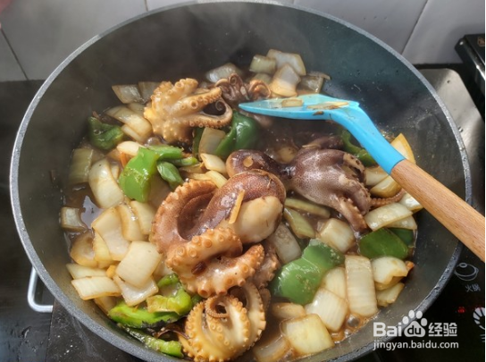 美味酱爆八爪鱼