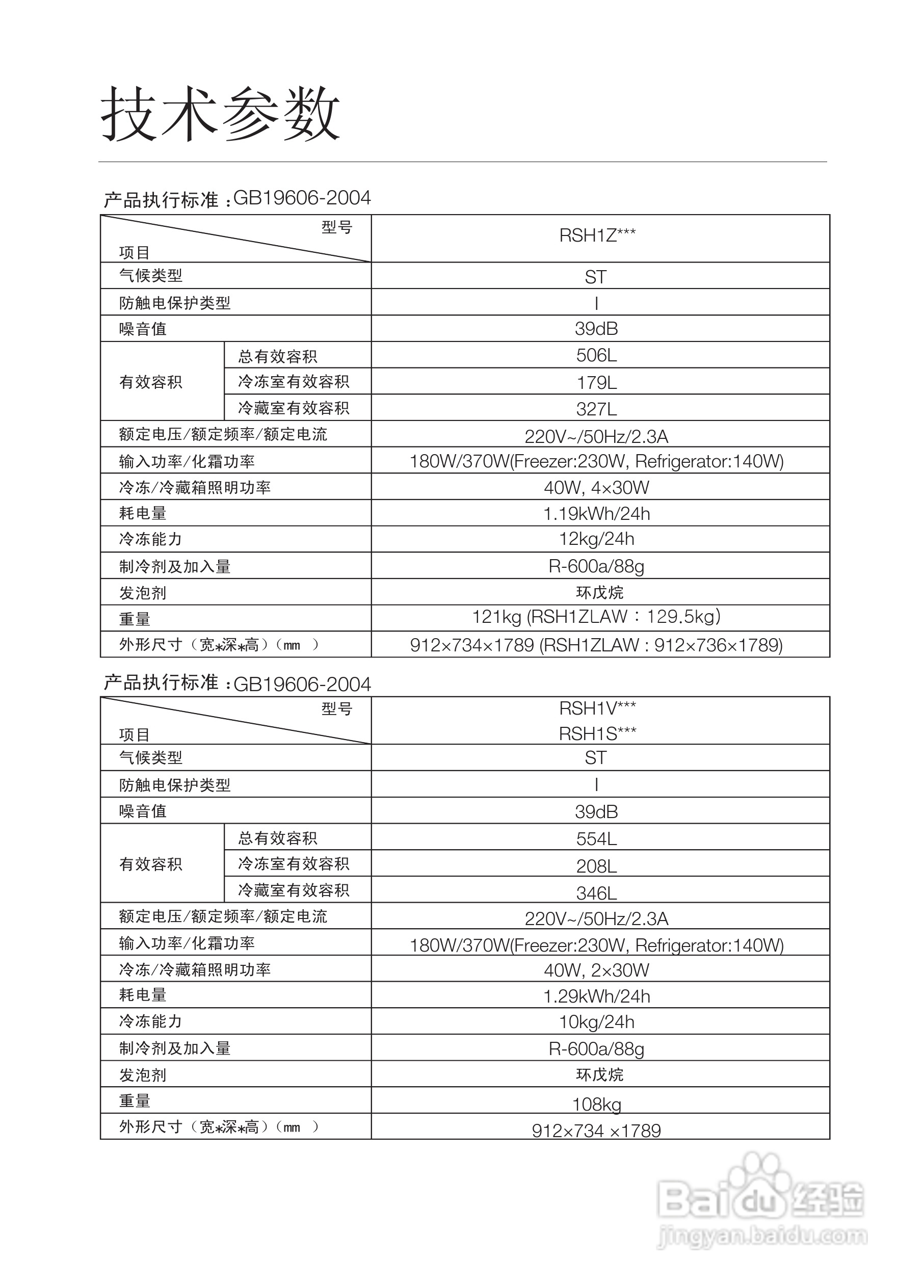 三星RSH1ZTSW电冰箱使用说明书:[4]