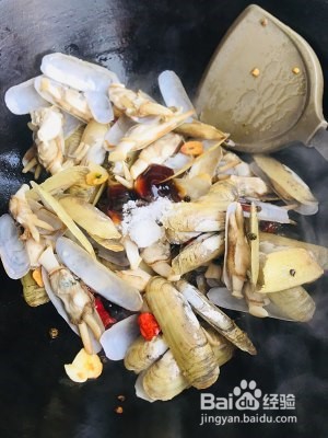 麻辣鲜香的蛏子的做法