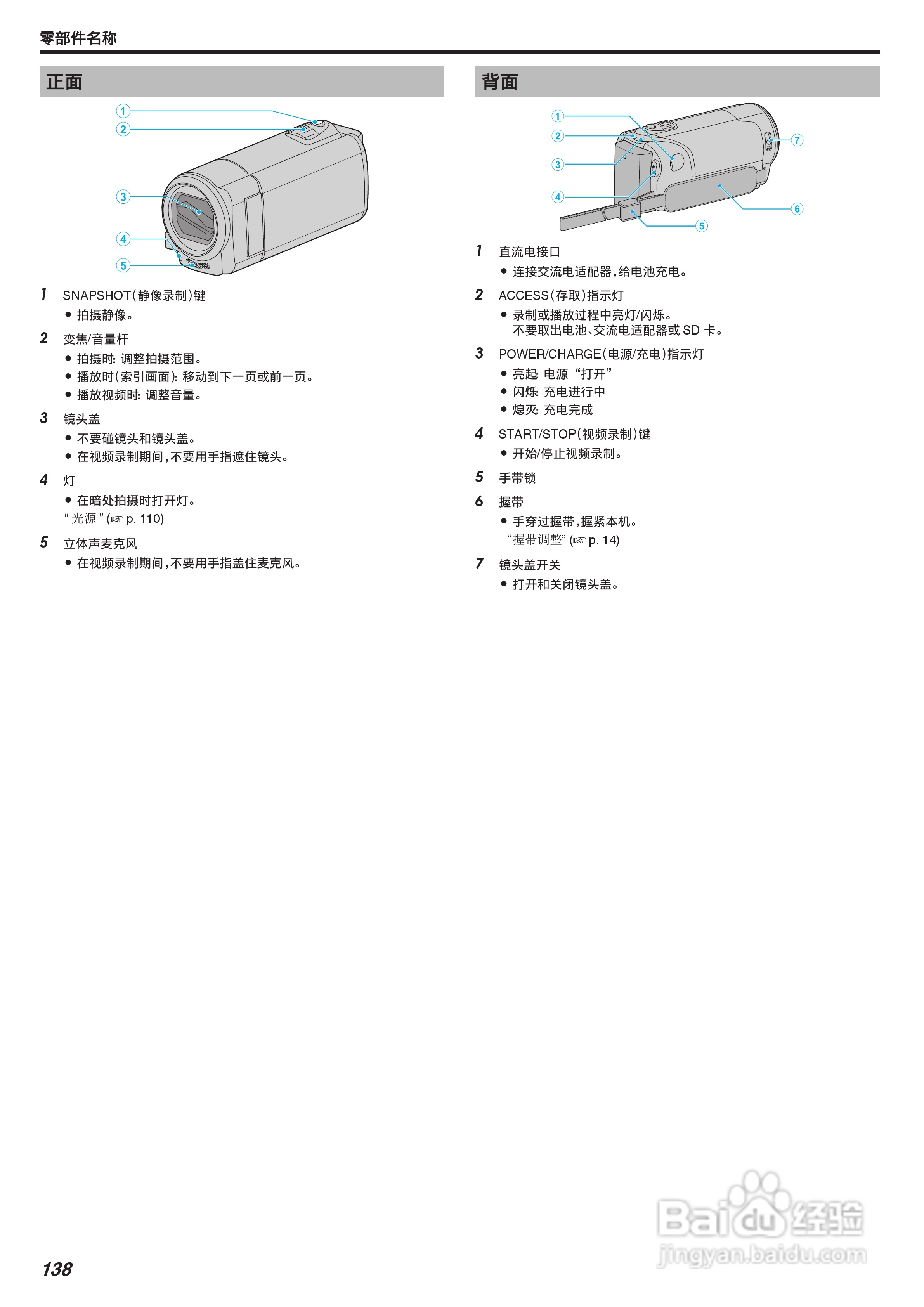 JVC GZ-E245型数码摄像机使用说明书:[14]