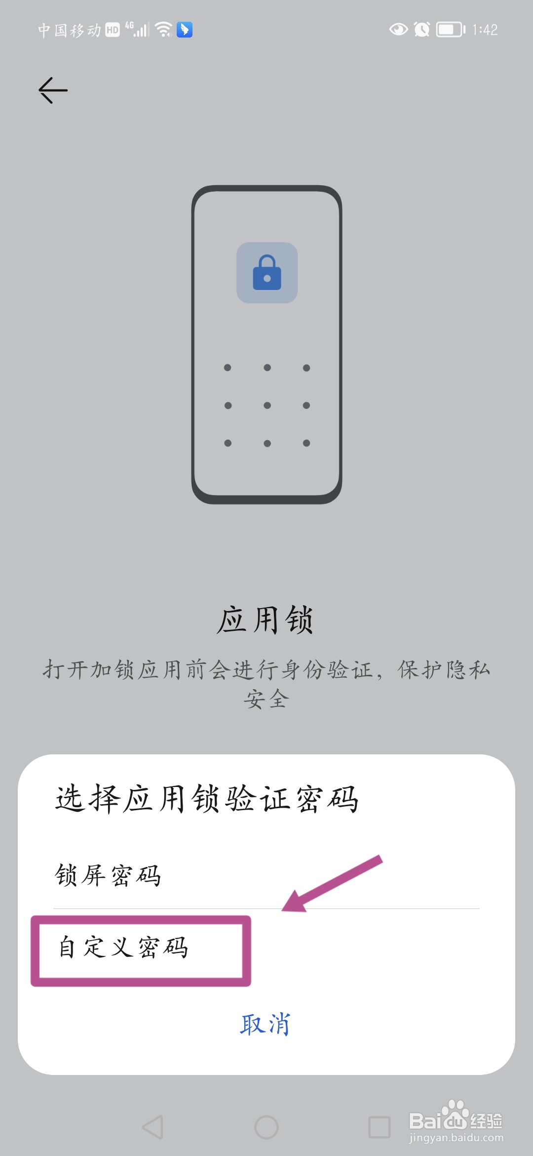 怎样设置隐私密码