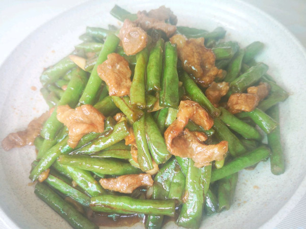 旺火焖烧豇豆角