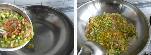 特色菜;鸡蛋虾仁蒜薹脆烧饼做法图解