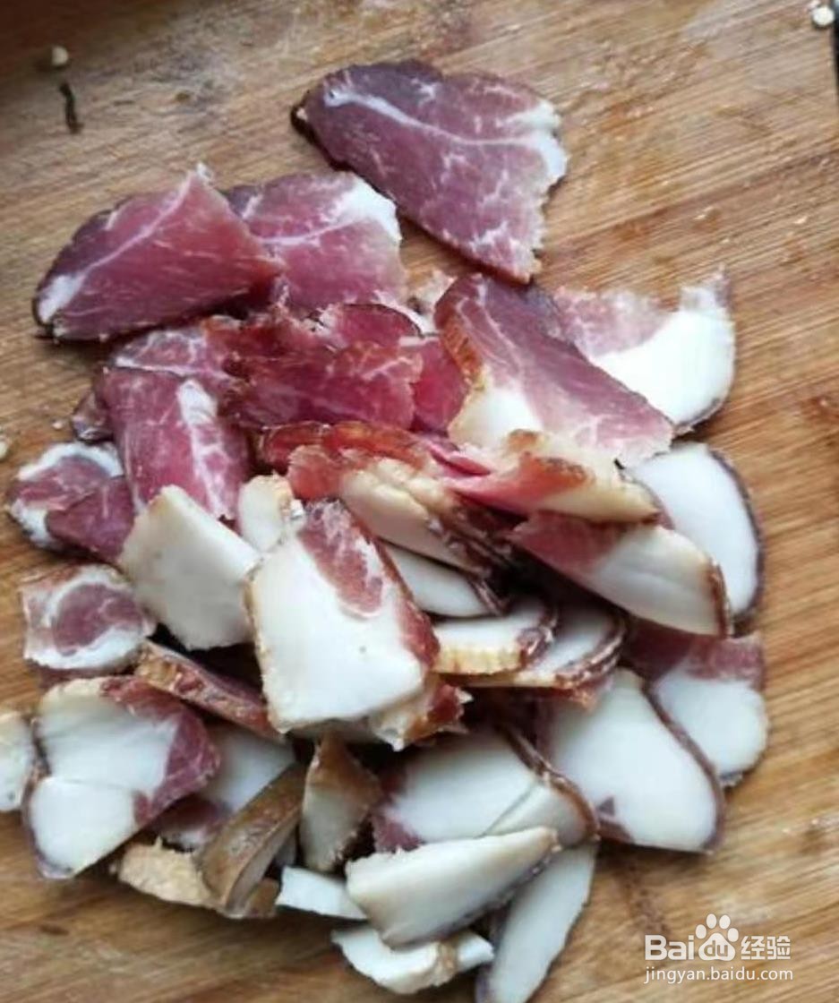 竹笋炒腊肉的家常做法