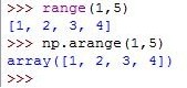 什么是Python arange