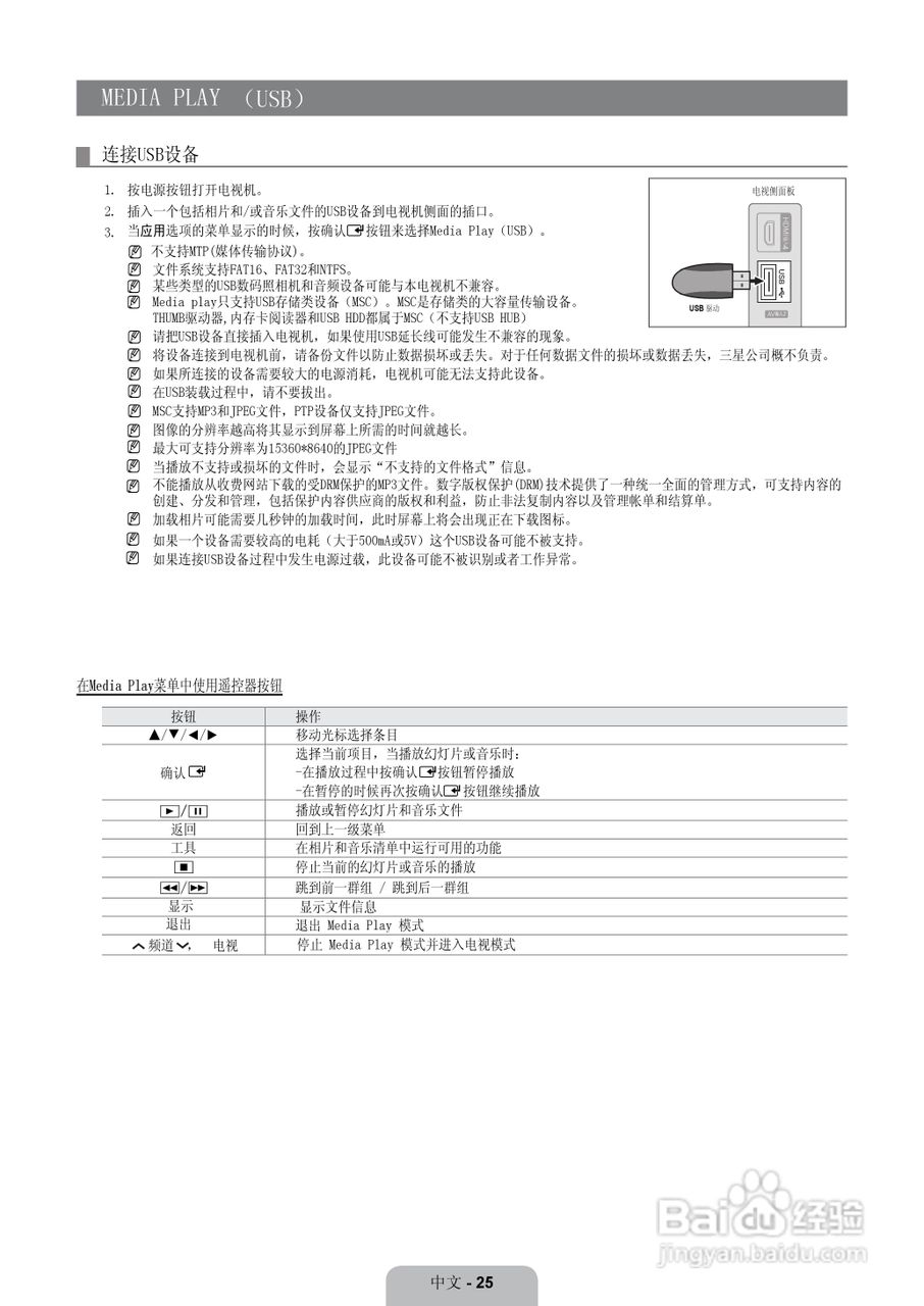 三星LA40B550K1R液晶彩电使用说明书:[3]