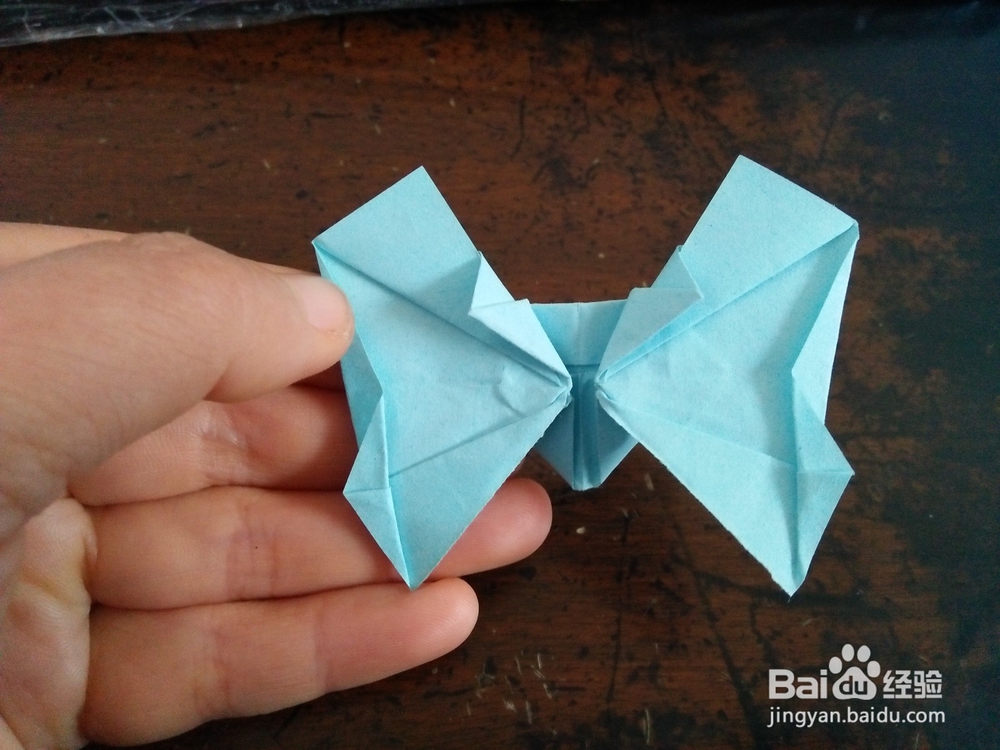 带有心形的蝴蝶怎么折