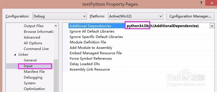C++ (VS 2013)调用Python (3.4)
