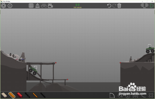 Poly Bridge桥梁构造者3-1关通关攻略