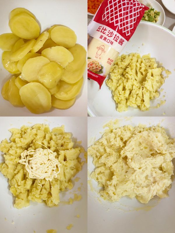 土豆沙拉全麦三明治