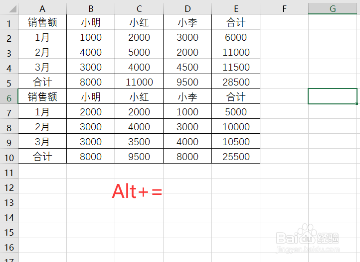 excel怎么快速隔行求和