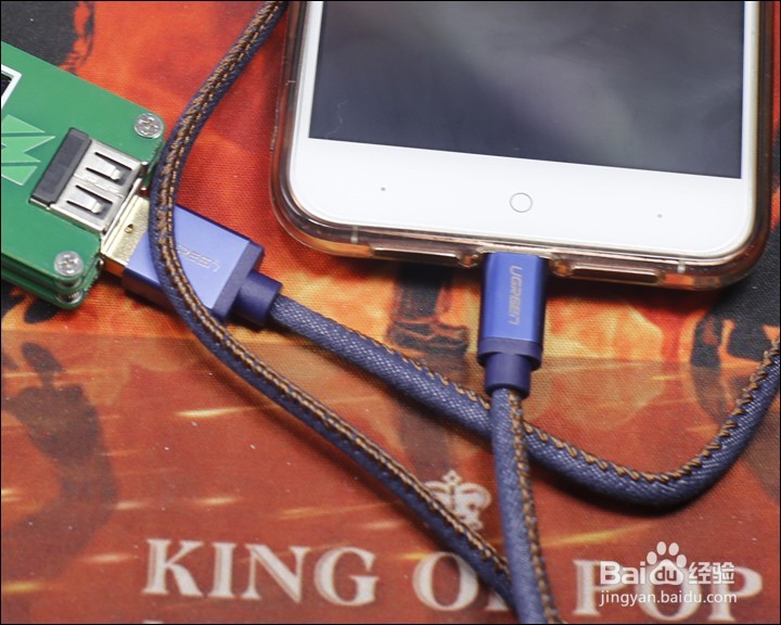 绿联1米牛仔M-USB数据线功能使用