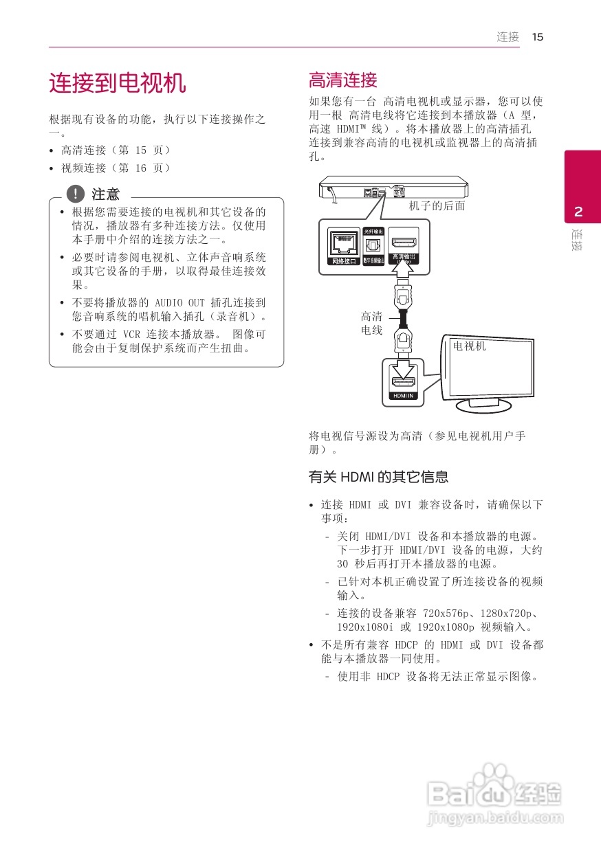 LG BP420蓝光播放器使用说明书:[1]