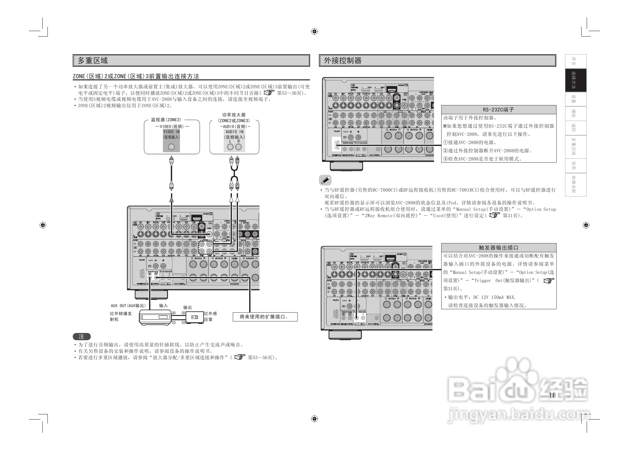 DENON AVC-2808环绕音效扩大机说明书:[2]