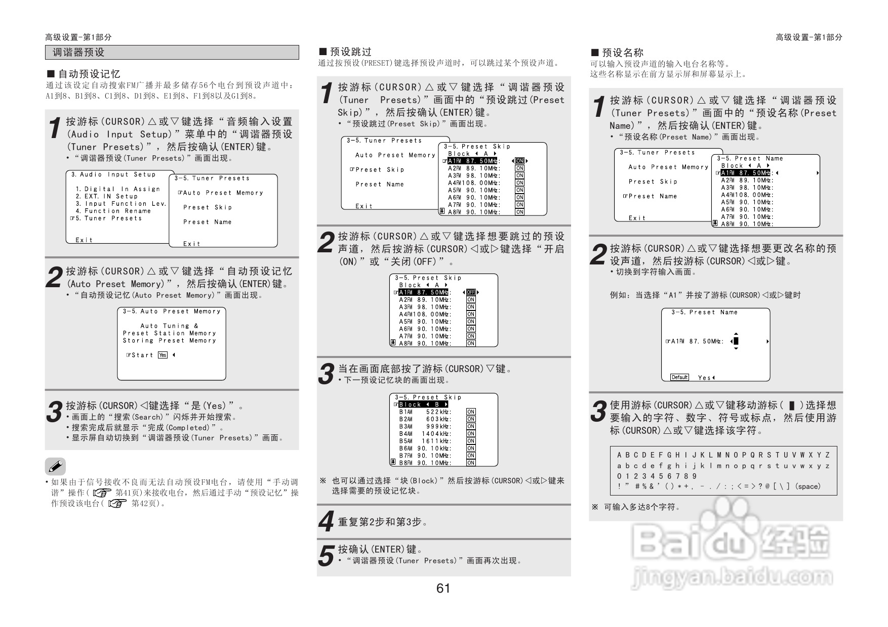 DENON收音环绕扩音机AVR-3806操作说明书:[4]