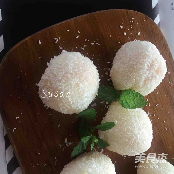 芒果糯米糍的做法