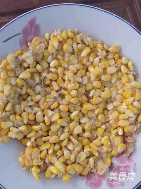 虾米玉米烙的做法
