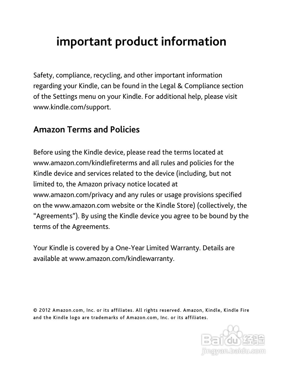 亚马逊Kindle Fire HD掌上无线说明书