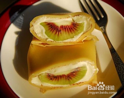 港式甜品——弥猴桃班戟的做法