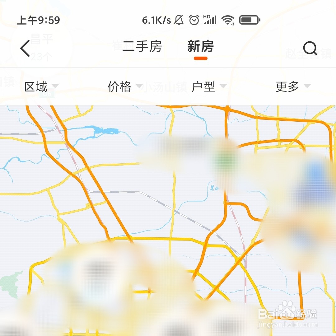 幸福里APP的新房地图在哪查看