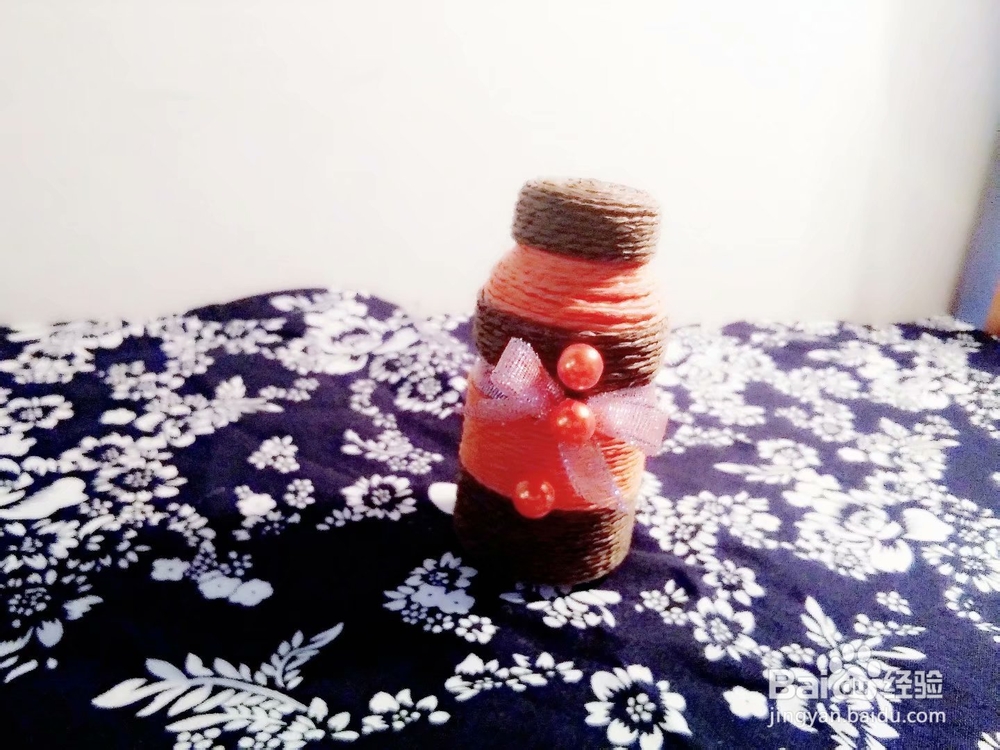 废物利用做古朴的棉签筒