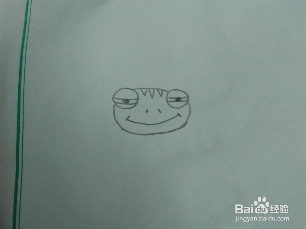 小青蛙的简笔画怎么画