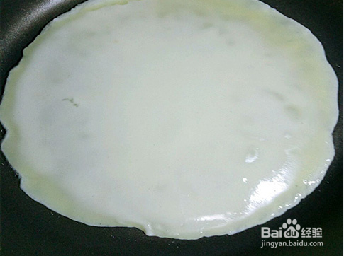 葱花鸡蛋：饼配上小菜，米粥，营养又简单的早餐