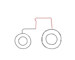 拖拉机车头怎么画简笔画