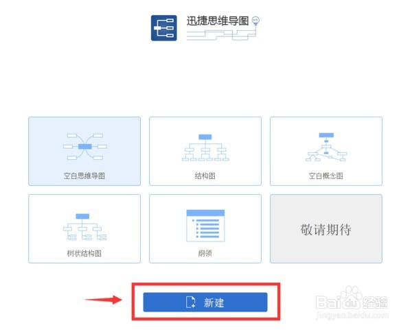 迅捷思维导图怎么画出来