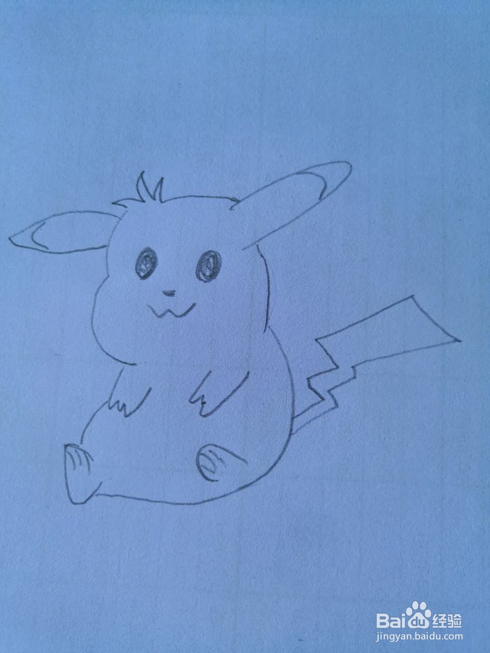 怎么画皮卡丘？