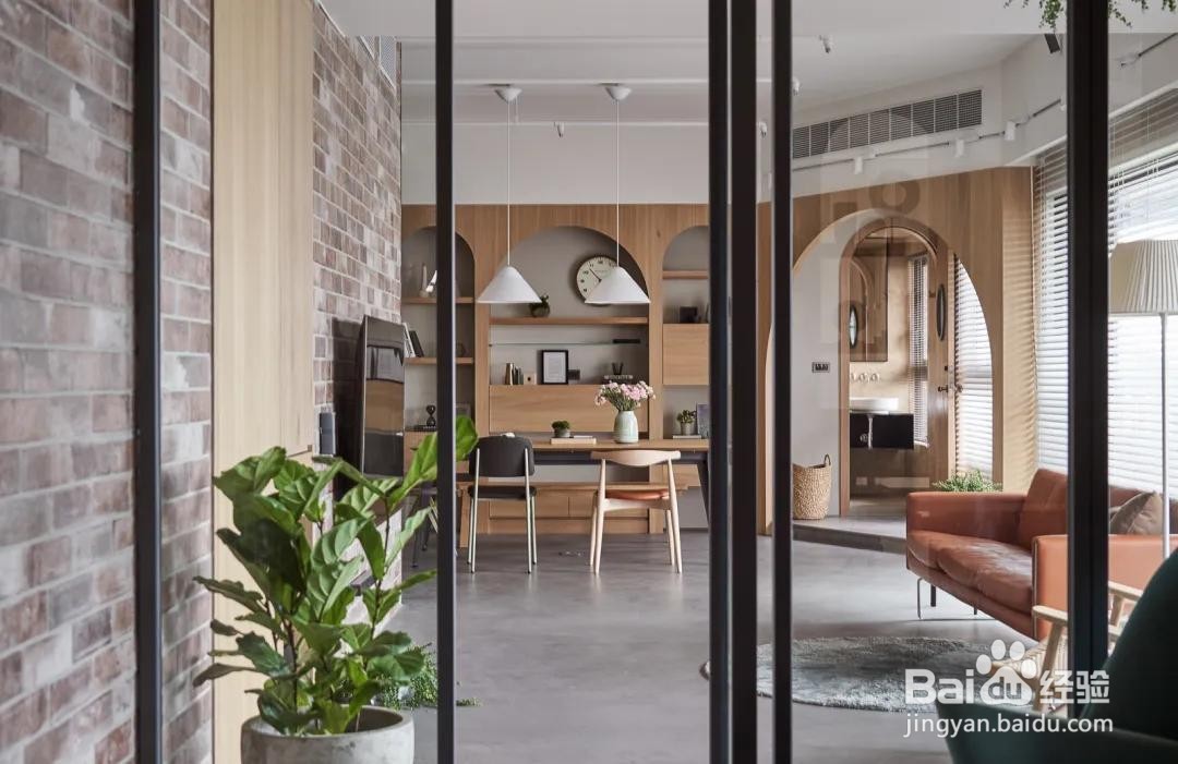 200㎡简约工业风,巧妙的动线与格局