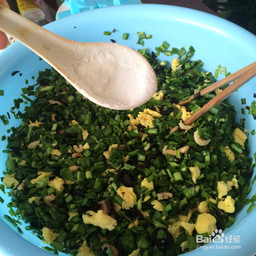 愚人面食之“韭菜菜托”