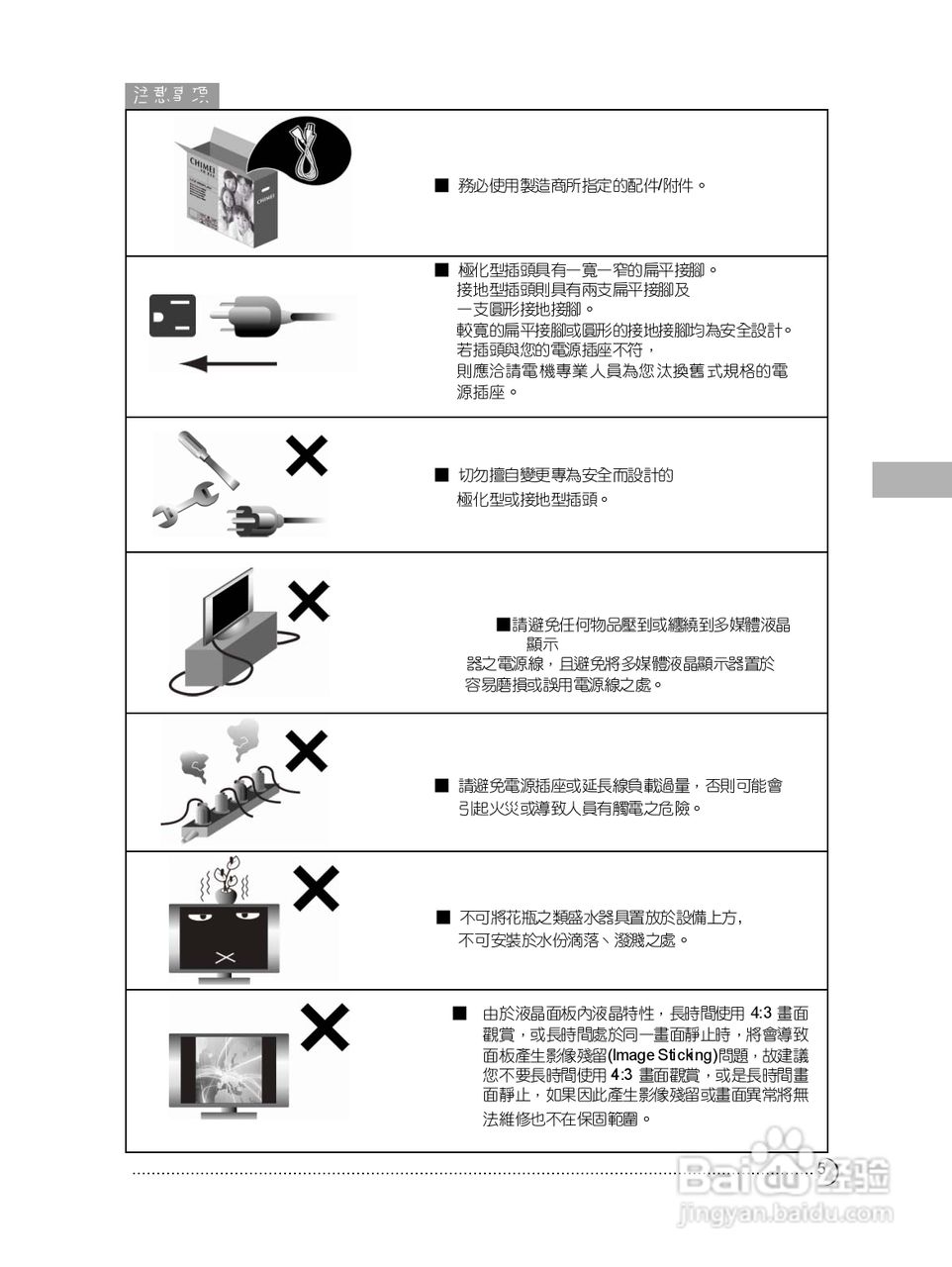 CHIMEI 42寸DTL-74E510多媒体液晶显示器使用手:[1]