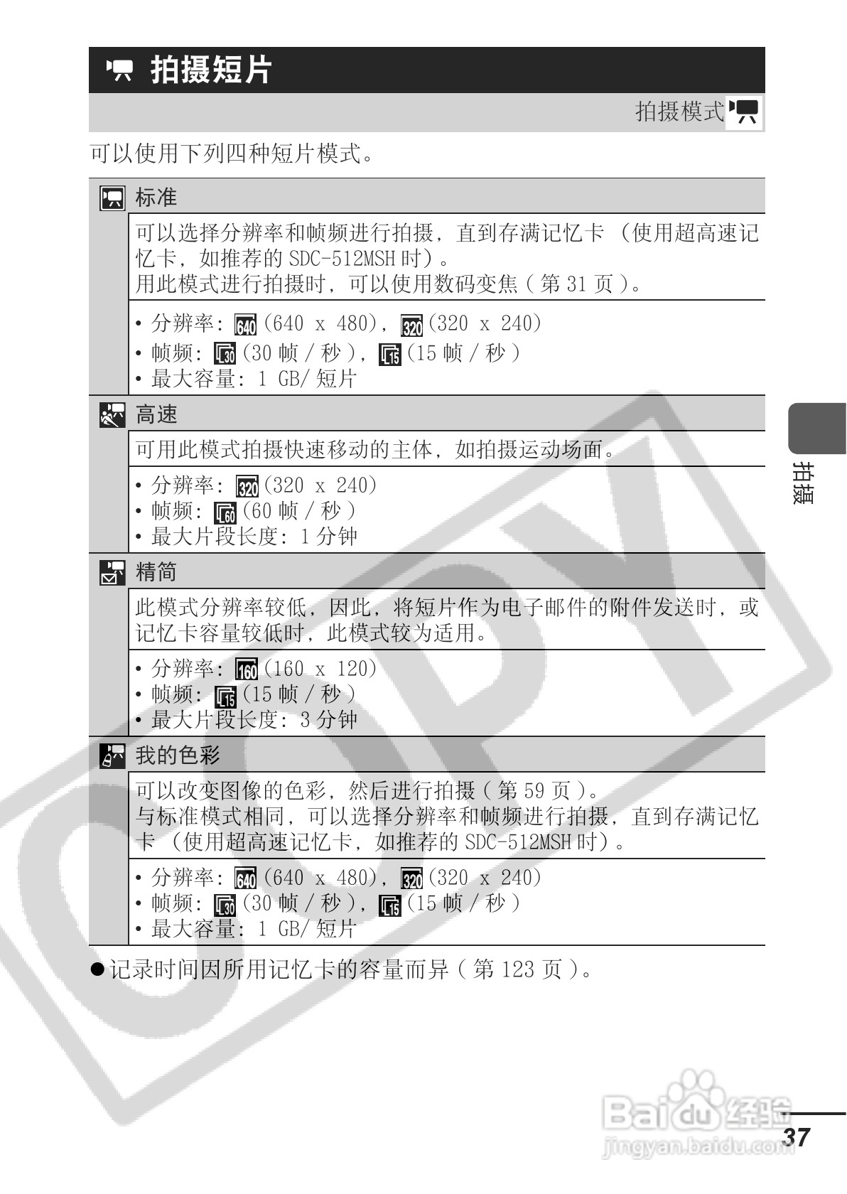 佳能PowerShot A620数码相机使用说明书:[4]