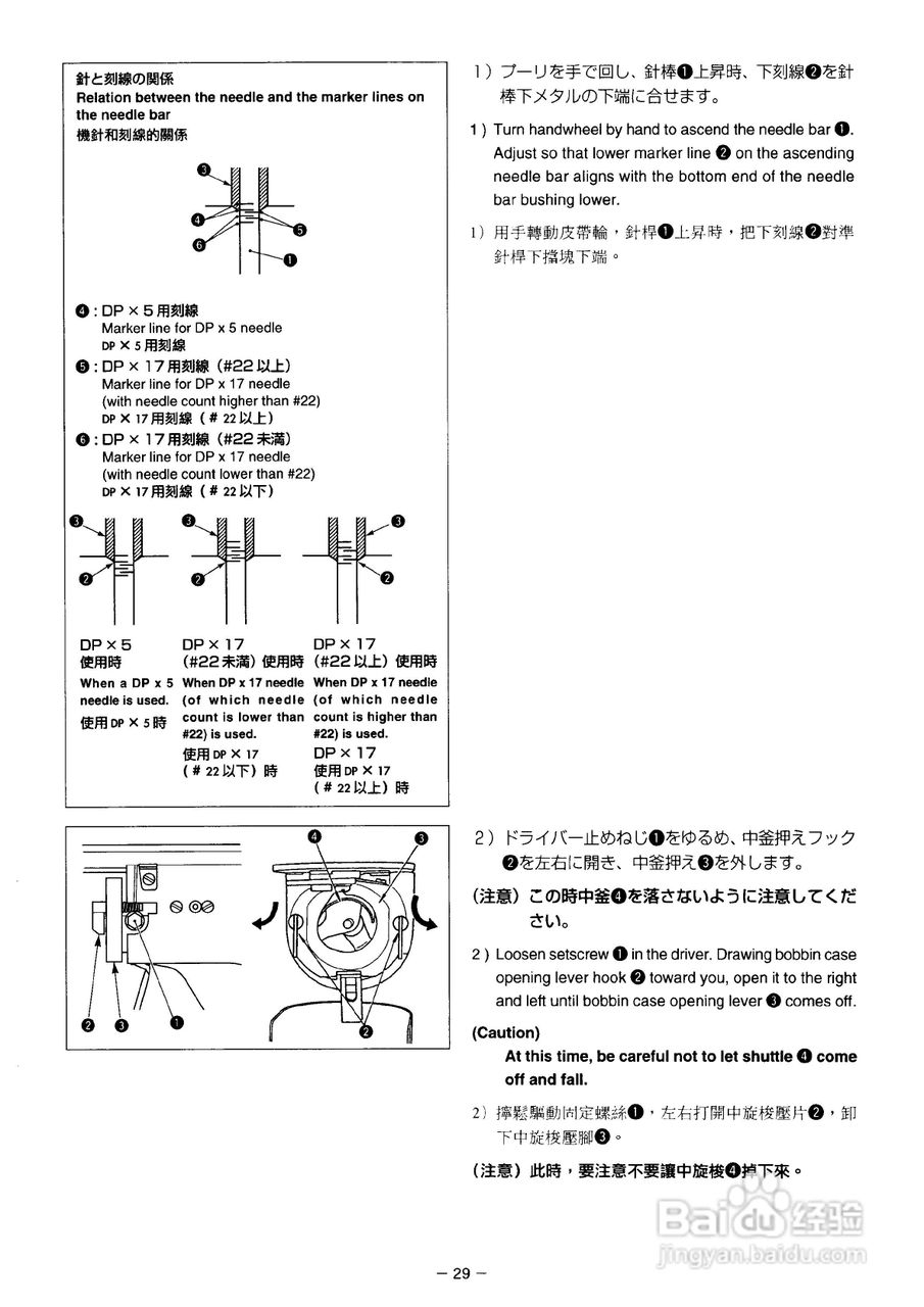 JUKI AMS-2150D花样机使用说明书:[5]